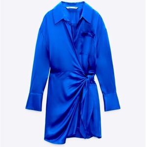 Gorgeous Zara satin dress NWT